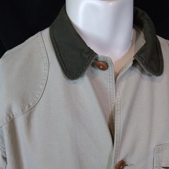 L.L.Bean Outerwer chore barn coat Jacket Heavy Lined Mens - Picture 2 of 7